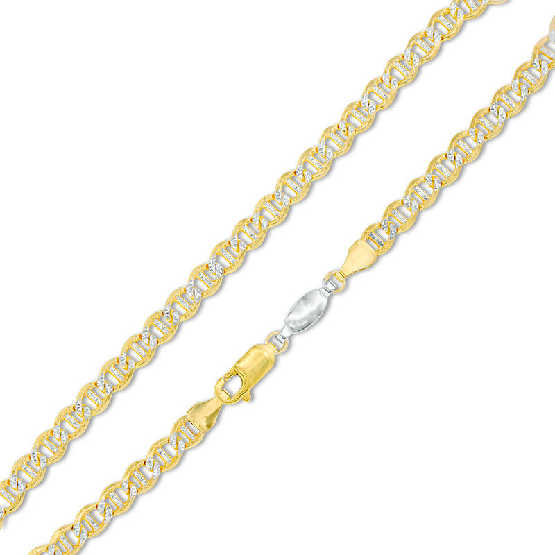 Made in Italy 100 Gauge Mariner Chain Anklet in 14K Gold Bonded Sterling Silver - 11"