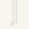 Thumbnail Image 1 of 1.40mm Singapore Chain Necklace in 10K Solid Gold - 16"
