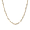 Thumbnail Image 0 of 060 Diamond-Cut Figaro Chain Necklace in 14K Hollow Gold - 16"
