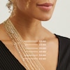 Thumbnail Image 6 of 060 Diamond-Cut Figaro Chain Necklace in 14K Hollow Gold - 16"