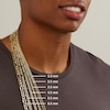 Thumbnail Image 7 of 060 Diamond-Cut Figaro Chain Necklace in 14K Hollow Gold - 16"
