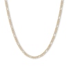Thumbnail Image 0 of 060 Gauge Diamond-Cut Figaro Chain Necklace in 14K Hollow Gold - 20"