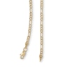 Thumbnail Image 1 of 060 Gauge Diamond-Cut Figaro Chain Necklace in 14K Hollow Gold - 20"