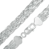 Thumbnail Image 0 of Multi-Strand Herringbone Chain Necklace in Sterling Silver - 18"
