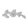 Thumbnail Image 0 of 018 Gauge Cubic Zirconia Curved Branch Cartilage Barbell in Stainless Steel