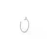 Thumbnail Image 0 of 14K Solid White Gold Nose Ring - 22G 5/16"