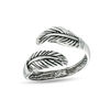 Thumbnail Image 0 of Double Feather Bypass Toe Ring in Sterling Silver