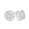 Thumbnail Image 0 of 6mm Cubic Zirconia Solitaire Stud Earrings in Sterling Silver