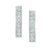 Thumbnail Image 0 of Cubic Zirconia Bar Stud Earrings in Sterling Silver