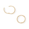 Thumbnail Image 1 of Cubic Zirconia 9mm Huggie Hoop Earrings in 10K Solid Gold