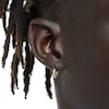 Thumbnail Image 3 of Cubic Zirconia 9mm Huggie Hoop Earrings in 10K Solid Gold