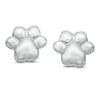 Thumbnail Image 0 of Child's Paw Print Stud Earrings in Sterling Silver