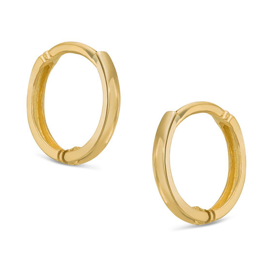 Child's Thin Huggie Hoop Earrings in 14K Gold | View All Jewelry ...