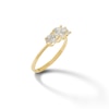 Thumbnail Image 1 of Cubic Zirconia Three Stone Engagement Ring in 10K Gold