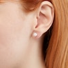 Thumbnail Image 2 of 5mm Cultured Freshwater Pearl Stud Piercing Earring in 14K Solid White Gold