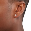 Thumbnail Image 3 of 5mm Cultured Freshwater Pearl Stud Piercing Earring in 14K Solid White Gold