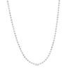 Thumbnail Image 0 of 120 Gauge Diamond-Cut Bead Chain Necklace in Sterling Silver - 16"