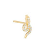 Thumbnail Image 0 of Cubic Zirconia Snake Single Stud Earring in 10K Gold