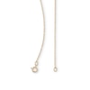 Thumbnail Image 1 of 8mm Cubic Zirconia Solitaire Pendant in 14K Semi-Solid Gold - 17"