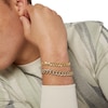 Thumbnail Image 3 of 200 Gauge Cuban Curb Chain Bracelet in 10K Hollow Gold Bonded Sterling Silver - 8.5"