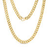 Thumbnail Image 0 of 200 Gauge Curb Chain Necklace in 10K Gold Bonded Sterling Silver - 22"