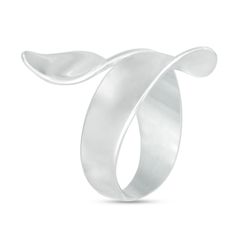 Bypass Ring in Sterling Silver - Size 8
