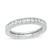 Thumbnail Image 0 of Cubic Zirconia Vintage-Style Eternity Band in Sterling Silver - Size 7