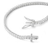 Thumbnail Image 1 of Cubic Zirconia Tennis Bracelet in Sterling Silver - 7.25"