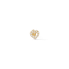 Thumbnail Image 1 of 14K Tube Gold CZ Heart Stud - 18G 5/16"