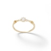 Thumbnail Image 0 of Child's 3.5mm Cubic Zirconia Flower Ring in 10K Gold - Size 4