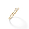 Thumbnail Image 1 of Child's 3.5mm Cubic Zirconia Flower Ring in 10K Gold - Size 4