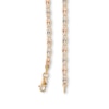 Thumbnail Image 1 of Made in Italy 080 Gauge Diamond-Cut Valentino Chain Necklace in 10K Tri-Tone Gold - 18"