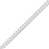 Thumbnail Image 0 of Made in Italy 080 Gauge Curb Chain Anklet in Sterling Silver - 10"