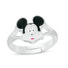Thumbnail Image 0 of Child's ©Disney Mickey Mouse Enamel Adjustable Ring in Sterling Silver - Size 4