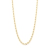 Thumbnail Image 0 of 10K Hollow Gold Rope Chain - 24"