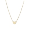 Thumbnail Image 0 of Made in Italy Heart Choker Necklace in 10K Solid Gold - 16"