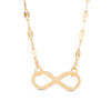 Thumbnail Image 0 of Made in Italy Infinity Choker Necklace in 10K Gold - 16"