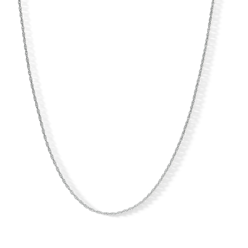 Made in Italy 025 Gauge Rope Chain Necklace in Sterling Silver - 20"
