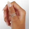 Thumbnail Image 2 of Made in Italy Cubic Zirconia Arrow Wrap Ring in Sterling Silver - Size 7