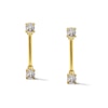 Thumbnail Image 0 of Yellow Ion Plated CZ Barbell Pair - 14G