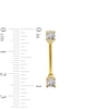 Thumbnail Image 1 of Yellow Ion Plated CZ Barbell Pair - 14G