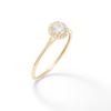 Thumbnail Image 1 of 4mm Cubic Zirconia Frame Stackable Ring in 10K Gold