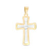 Thumbnail Image 0 of Mother-of-Pearl Cross Charm in 10K Gold