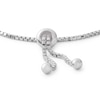 Thumbnail Image 1 of Cubic Zirconia Bubble Bolo Bracelet in Solid Sterling Silver - 10"