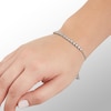 Thumbnail Image 2 of Cubic Zirconia Bubble Bolo Bracelet in Solid Sterling Silver - 10"