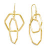 Thumbnail Image 0 of Made in Italy Geometric Dangle Drop Earrings in 10K Gold