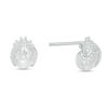 Thumbnail Image 0 of Child's 6mm Simulated Pearl Ladybug Stud Earrings in Sterling Silver