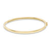 Thumbnail Image 0 of 4mm Bangle in 10K Gold Bonded Sterling Silver - 7.5"