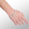 Thumbnail Image 2 of Made in Italy 200 Gauge Figaro Chain Bracelet in Solid Sterling Silver - 8.5"