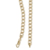 Thumbnail Image 1 of 10K Hollow Gold Air-Solid Curb Chain Made in Italy - 30"